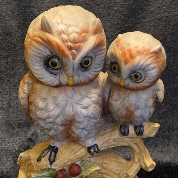 Vintage Ceramic Owl Figurine - Picture 2 of 8